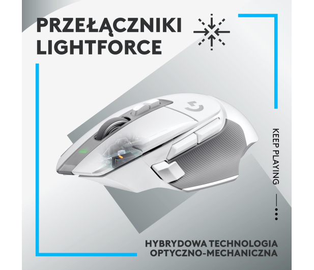 LOGITECH G502 X LIGHTSPEED Biała - 1066488 - zdjęcie 7